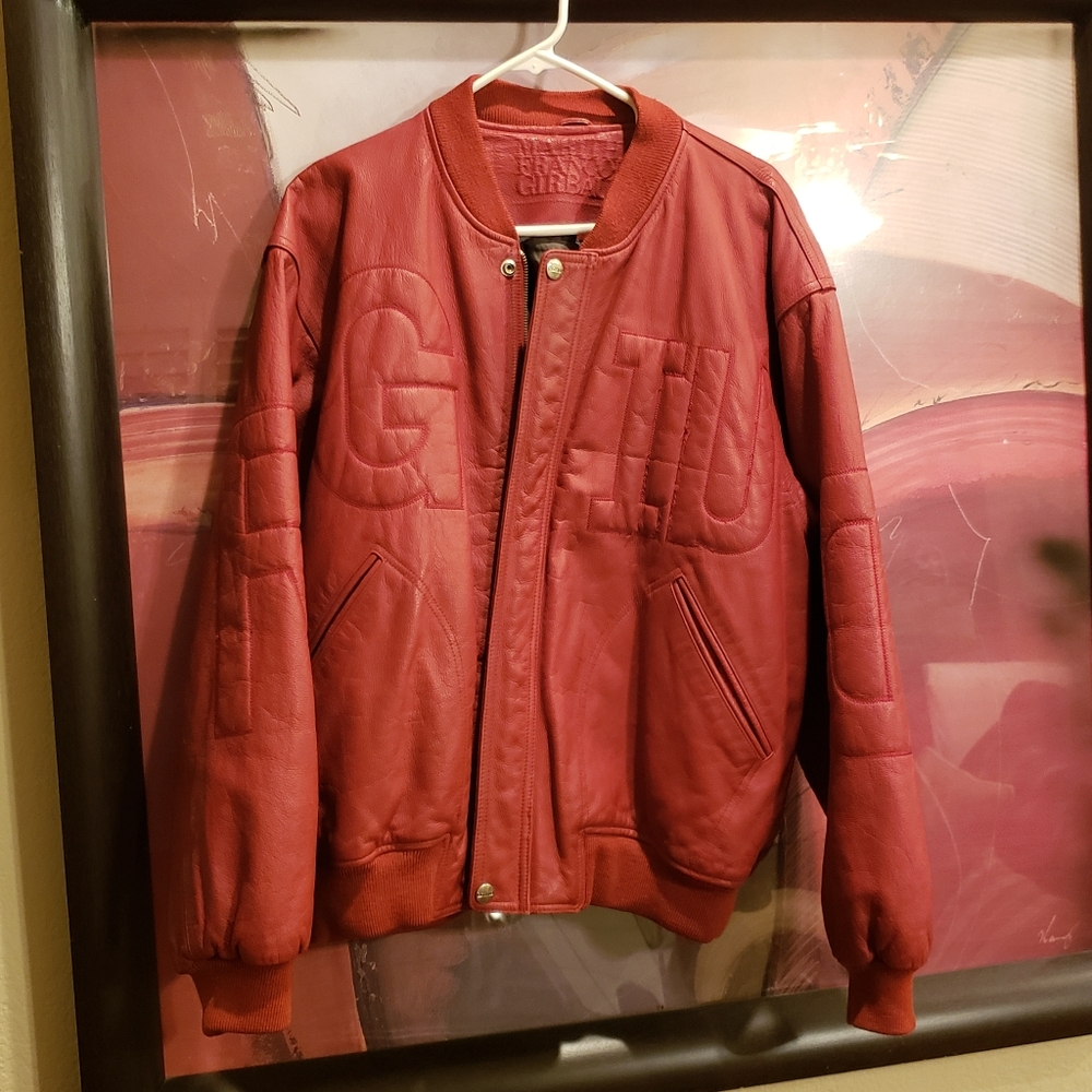 Marithe Francois Girbaud Leather Bomber jacket